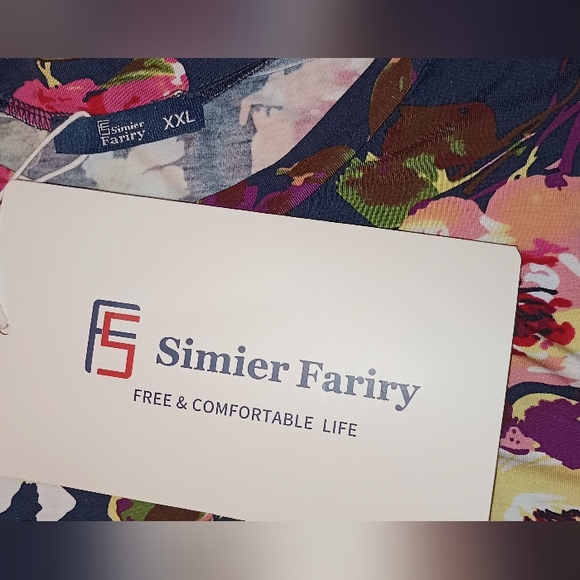 NWT Simply Fairy Designer Stretch Dress with Pockets 16/18 - Picture 5 of 7